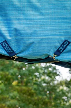 horseware Amigo Hero 900 Revive Plus utedekken med avtakbar hals, 50 gram OceanBlue