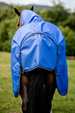 Best horseware Amigo Hero Ripstop utedekken, 0g Blue/Navy/Grey