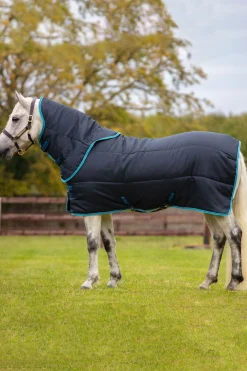 Outlet horseware Amigo Insulator ponni pluss medium, 200g. Navy/ElectricBlue/Navy