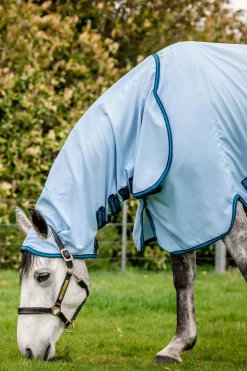 Discount horseware Amigo Ripstop Hoody eksemtrekk, 0g AzureBlue/Navy&ElectricBlue