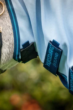 Discount horseware Amigo Ripstop Hoody eksemtrekk, 0g AzureBlue/Navy&ElectricBlue
