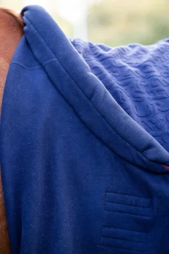 horseware dekorert cosy neck cooler Navy/Burgundy