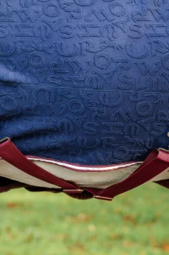 Outlet horseware dekorert jersey cooler Navy/Burgundy