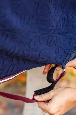 Outlet horseware dekorert jersey cooler Navy/Burgundy