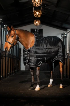 Sale horseware Easy-Layer stallteppe 100g Black/Black&Silver