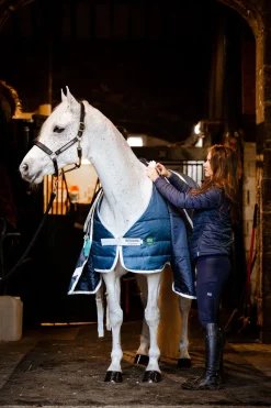 Online horseware Eco liner, 200 gram Teal/Grey