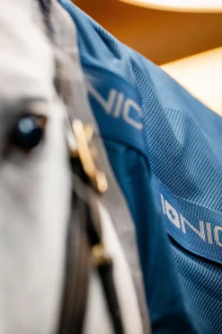 Hot horseware Ionic Therapy Hals for Mesh Cooler-dekken ImperialBlue/Silver&Navy