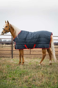 New horseware Mio Insulator stalldekken, 150g Navy/Red/Red