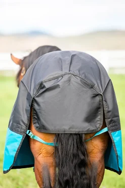 Online horseware Mio utedekken, 200 g Black/TurquoiseBlue