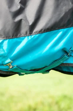 Online horseware Mio utedekken, 200 g Black/TurquoiseBlue