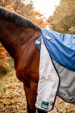 Hot horseware Rambo Autumn Series utedekken med underdekken (0 g / 100 g) Navy/Grey