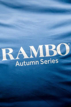 Hot horseware Rambo Autumn Series utedekken med underdekken (0 g / 100 g) Navy/Grey