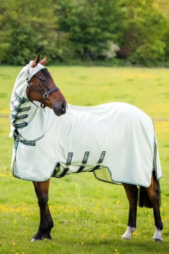 Discount horseware Rambo Hoody Fluedekken med fast hals Green/LightGreen