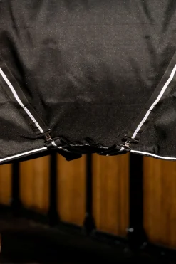 Sale horseware Rambo Stalldekken med mikrofiberfôr, 0g Black/Black&Silver72_6'0"