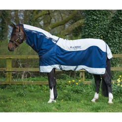 Outlet horseware Rambo Summer Series, utedekken, 0 gram Navy/Grey