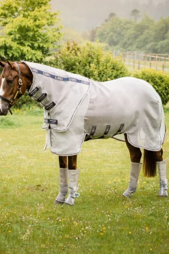 New horseware Rambo Tech-Fit Fluebeskytter (Sett med 4) Silver