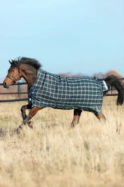 Hot horseware Rhino Wug utedekken, 100 g HunterGreen/Navy