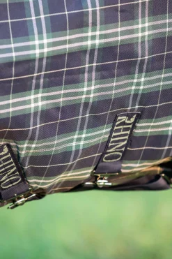 Discount horseware Rhino Wug Vari-Layer Utedekken med høy hals, 250g HunterGreen/Navy