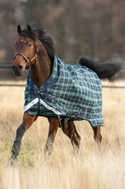 Discount horseware Rhino Wug Vari-Layer Utedekken med høy hals, 250g HunterGreen/Navy