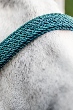 Discount horseware Signature flettet grime Brown/Navy&HunterGreen