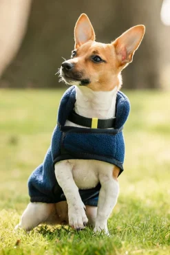 Sale horseware Signature Hundefleece-teppe Navy