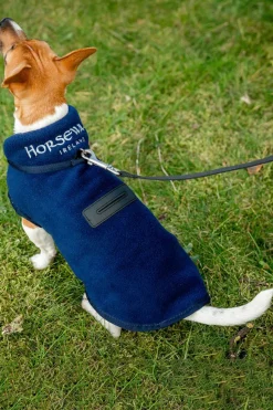 Sale horseware Signature Hundefleece-teppe Navy