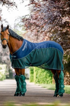 Outlet horseware Signature Sport Svetteteppe Navy/HunterGreen