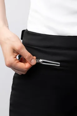 Hot horze Adeline ridebukse, fôret, silikon, dame Black