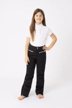 New horze Adeline silikonpolstret ridebukse, barn Black