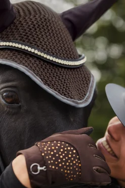 Discount horze Adepto ørehette DarkBrown