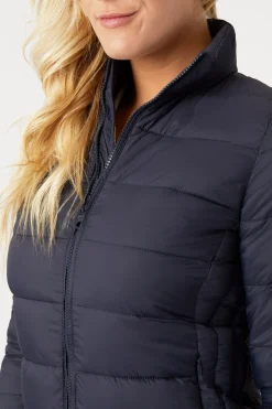 Discount horze Alicia lett vattert klubbjakke, dame DarkNavy