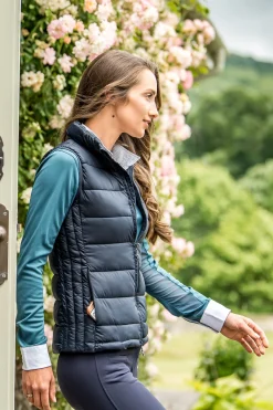 Outlet horze Amber lettfôret klubbvest, dame DarkNavy