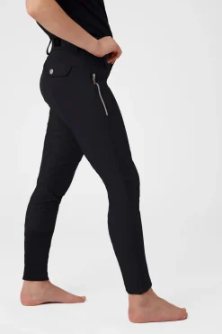 Clearance horze Andrea helforsterkede ridebukser med høyt liv, barn DarkNavy