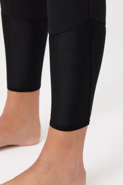 Best horze Angelina kneforsterket ridebukse, lett, stretch, lær, dame Black