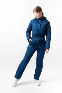 Best horze Annica Damene vanntett polstret overall Deepseablue