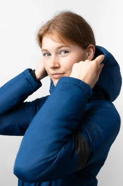 Best horze Annica Damene vanntett polstret overall Deepseablue