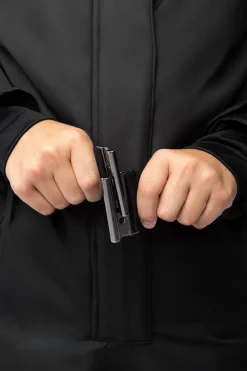 Outlet horze Annica JR Barnas vanntette polstrede overall Caviarblack