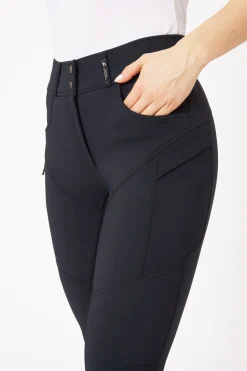 Discount horze Annie arbeidsbukser til dame CaviarBlack