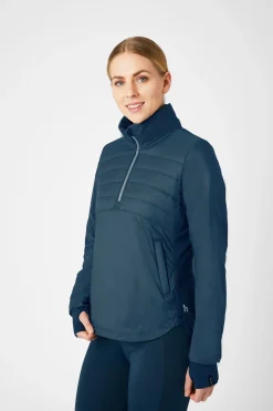 Online horze Annika hybrid anorakk, dame ReflectingPondBlue