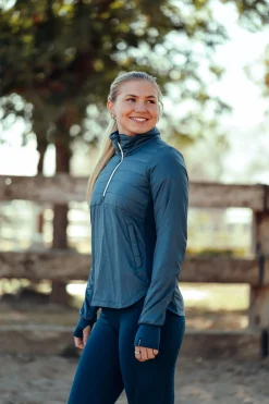 Online horze Annika hybrid anorakk, dame ReflectingPondBlue