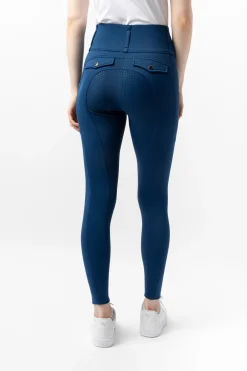 Sale horze Anya Hybrid Thermotights med Fullgrip Deepseablue