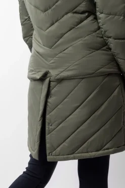 Clearance horze Aurora fôret parkas ridejakke med avtakbar skjorte til dame BeetleGreen