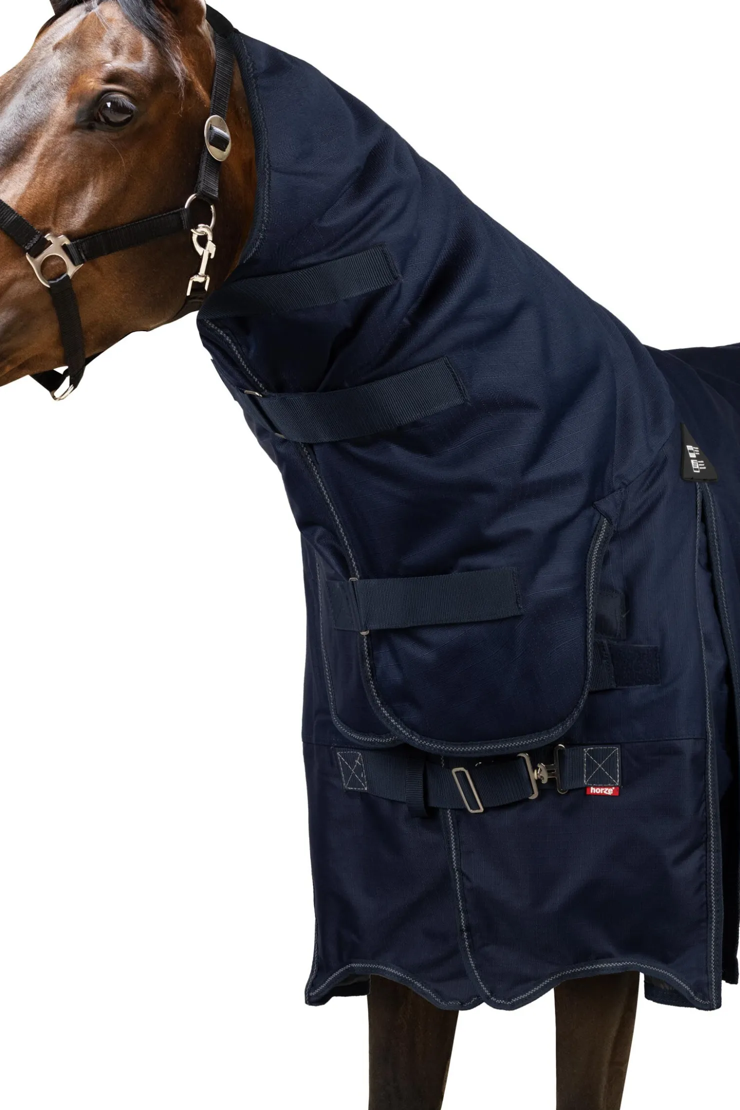 Best horze Avalanche 1200D tykt kombidekken, 350g PeacoatDarkBlue