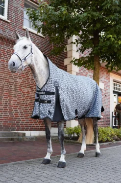 horze Avalanche 1200D utedekken, tykt, 300g Caviar