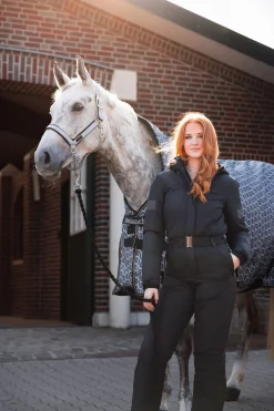 horze Avalanche 1200D utedekken, tykt, 300g Caviar