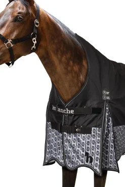 Best horze Avalanche regndekken med fleece Caviar