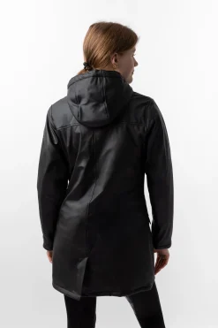 Sale horze Billie PU regnjakke med fleece, dame Black