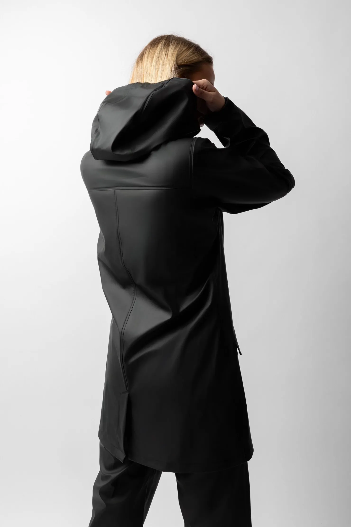 horze Billie PU regnjakke, dame Black