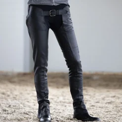 Sale horze Blake helchaps i lær Black