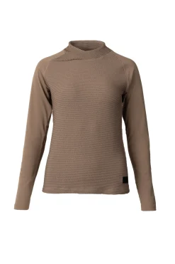 horze Brina treningsskjorte til dame Cariboubrown